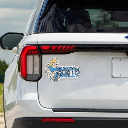 "Baby in Belly" Magnet for Car