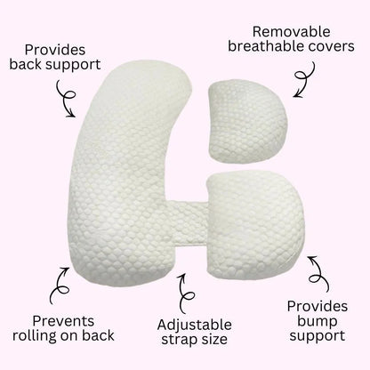 Full Body Pregnancy Pillow (3-Piece)