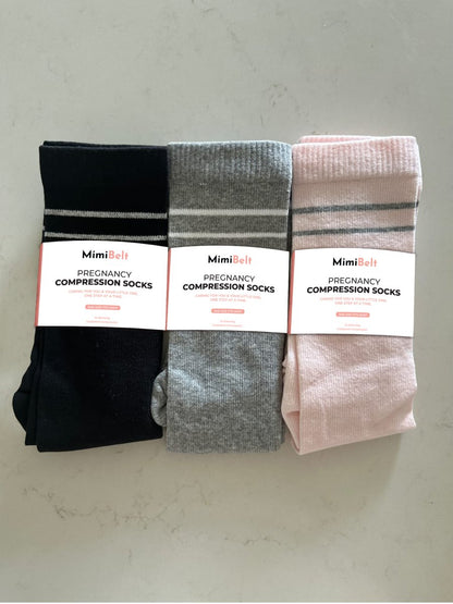 Pregnancy Compression Sock (3 Pack)